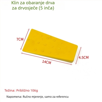 Kvadrati plastični dodaci za vrt, profesionalni klini za rezanje drva i alati