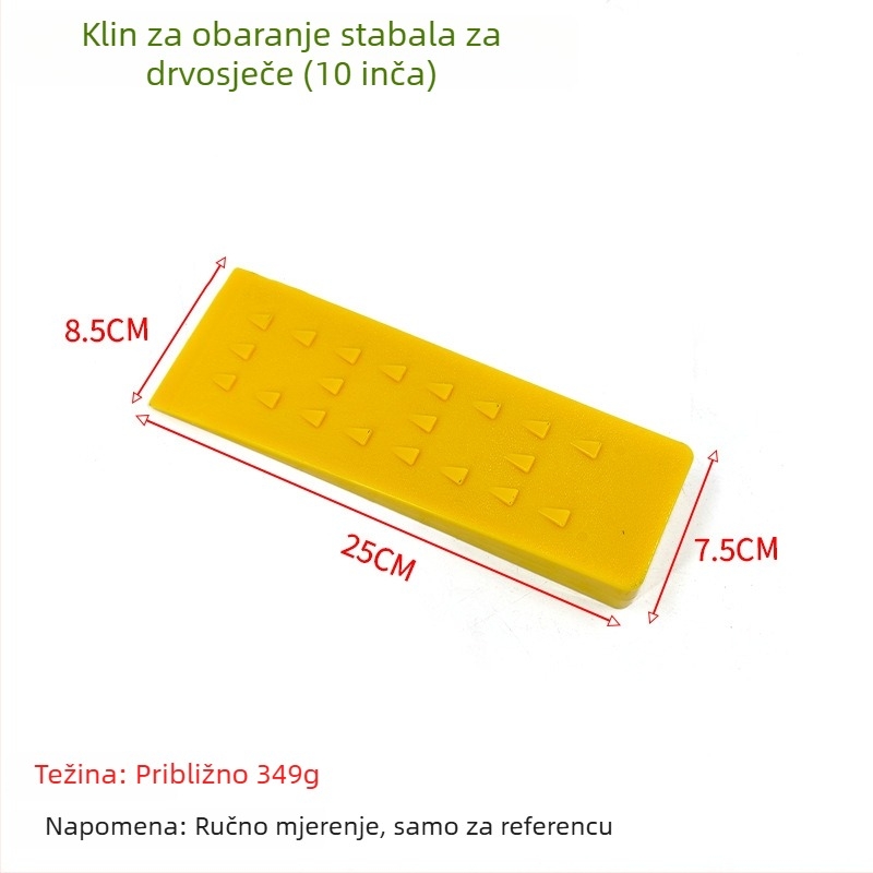 Kvadrati plastični dodaci za vrt, profesionalni klini za rezanje drva i alati