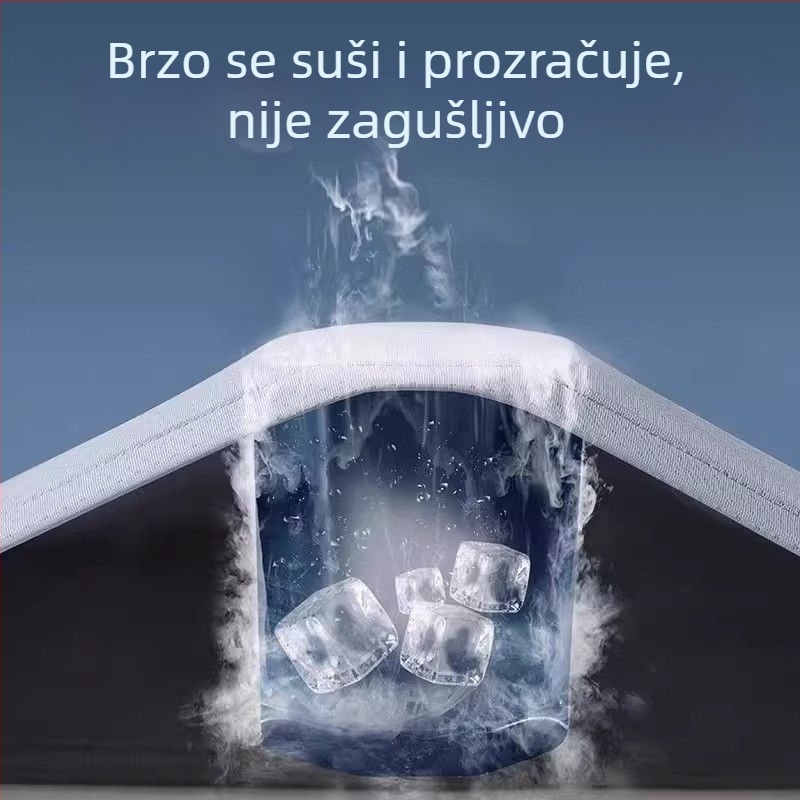 Muški set za trčanje s brzo sušećom tkaninom — majica s kratkim rukavima i šorc, ljetna oprema za maraton