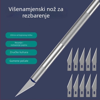 Mali višenamjenski ručni nož za rezanje papira, graviranje i tapete