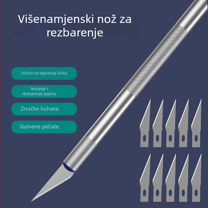Mali višenamjenski ručni nož za rezanje papira, graviranje i tapete