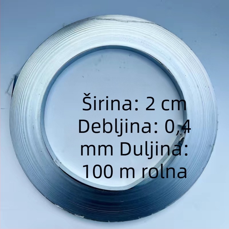 PVC vodootporna završna traka za parapetne zidove i membrane