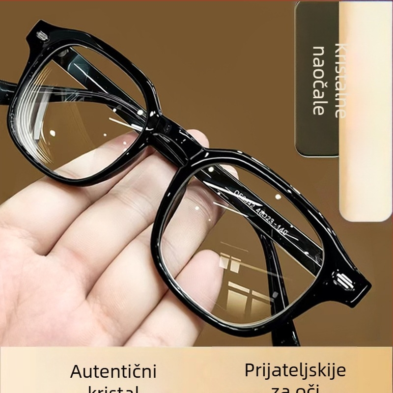 Naočale za čitanje od pravog kristalnog stakla, otporne na ogrebotine i habanje, ugodne za oči.
