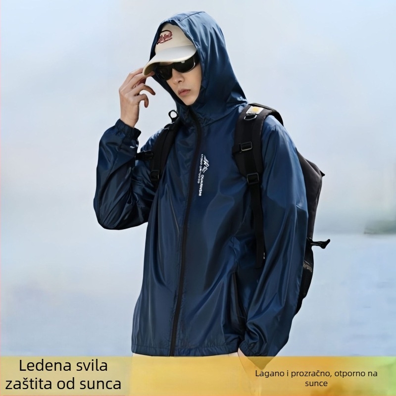 Muška ljetna jakna s UV zaštitom, vodootporna, brzo se suši, prozračna, za ribolov