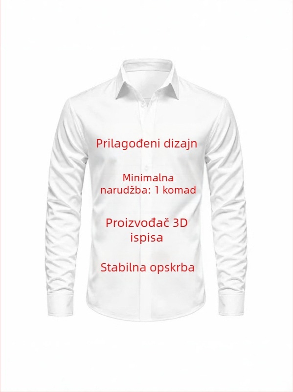 Unisex dugi rukav kardigan top s 3D digitalnim printom, prilagodljiv