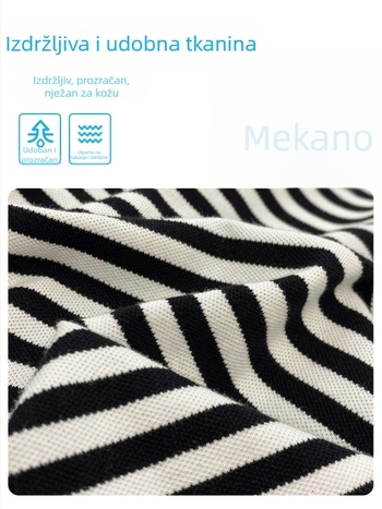Polo majica za dječake, kratkih rukava, korejskog stila, 100% pamuk, prugasti piqué