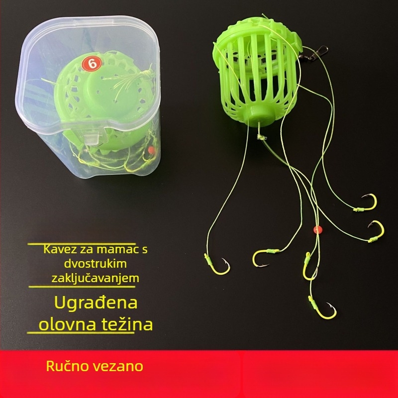 Fluorescentna eksplozivna udica za ribolov šarana, set udica protiv zapetljavanja