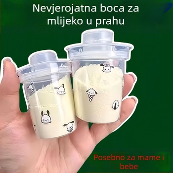 Prijenosna kutija za mliječni prah za putovanja, mini spremnik za pohranu s zaštitom od vlage