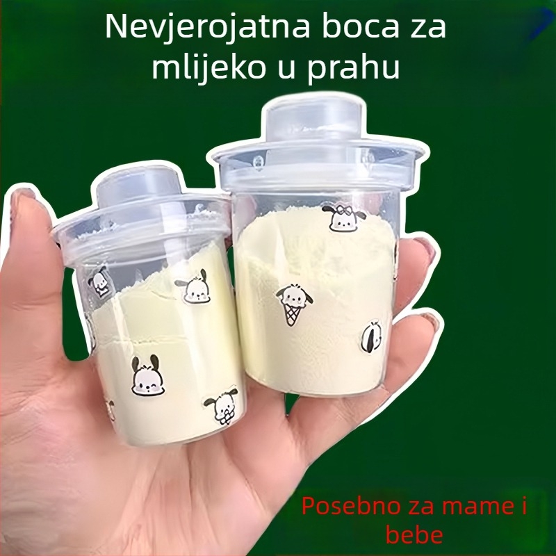 Prijenosna kutija za mliječni prah za putovanja, mini spremnik za pohranu s zaštitom od vlage