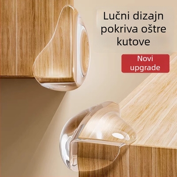 Zaštitnik kuta stola – zaštita od udara za pravokutni kut, zaštita rubova; pogodno za kutove nape i prozora