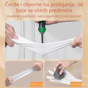 Ekstra dugačke jednokratne nitril rukavice, 16 inča, prehrambena razina, pojačane debljine, za kuhinju i pranje posuđa, vodootporne