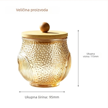 Nova retro kuhinjska posuda za začine s žličicom, zatvoren spremnik otporan na vlagu, porcionirane bočice