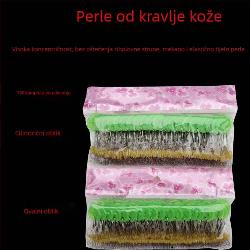 Silikonske svemirske perle, cilindrične i maslinasto oblikovane, za ribolov