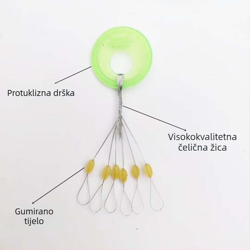 Silikonske svemirske perle, cilindrične i maslinasto oblikovane, za ribolov