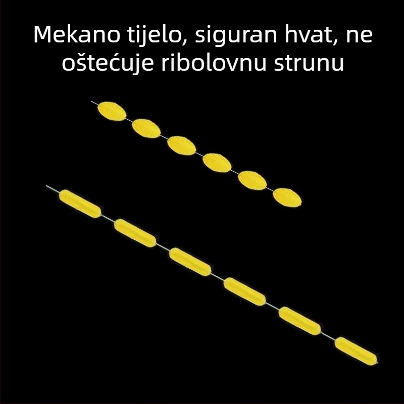 Silikonske svemirske perle, cilindrične i maslinasto oblikovane, za ribolov