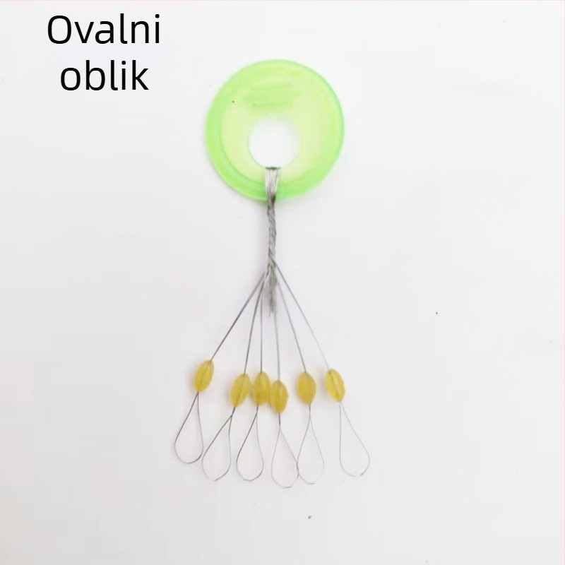 Silikonske svemirske perle, cilindrične i maslinasto oblikovane, za ribolov