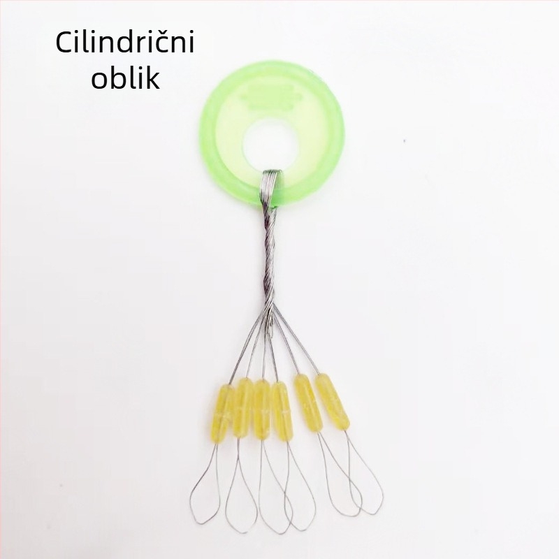 Silikonske svemirske perle, cilindrične i maslinasto oblikovane, za ribolov
