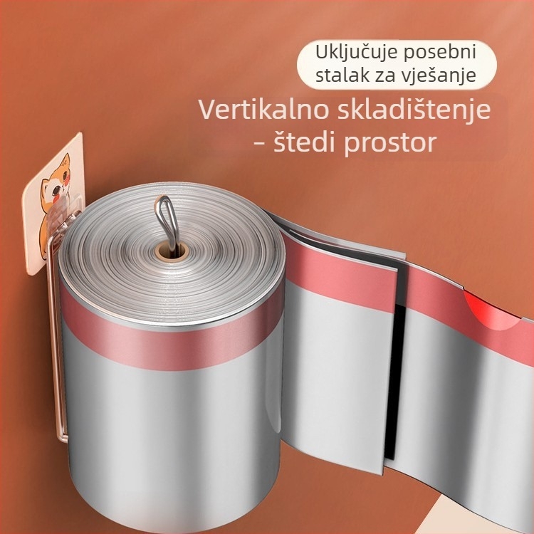 Automatsko zatvaranje velikih rola vrećica za smeće, otporne na kidanje, debele, prijenosne za kuhinju, velika veličina