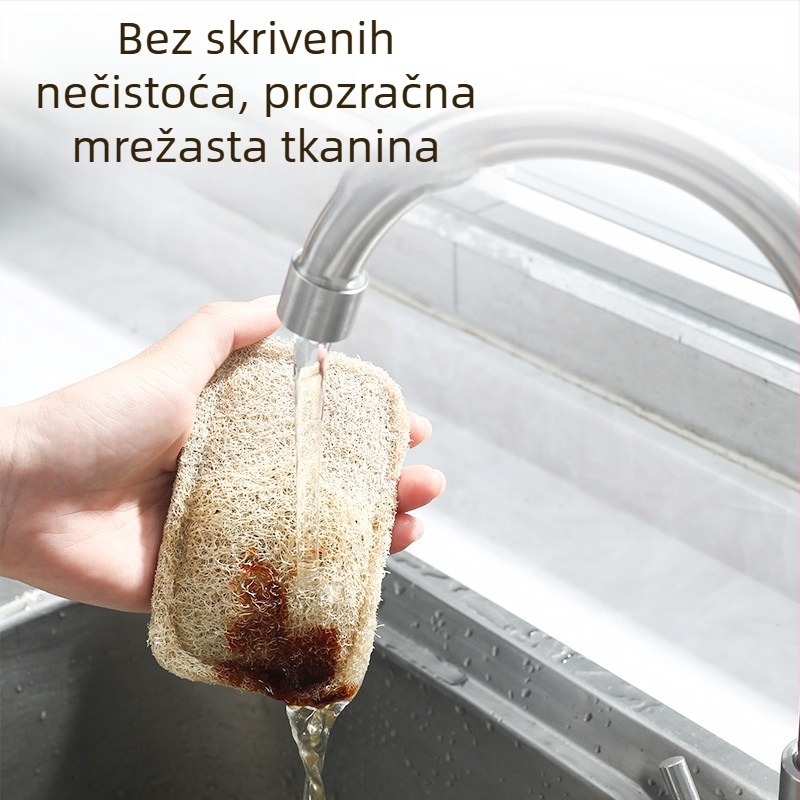 Lufa spužva za pranje posuđa, kuhinjska krpa za čišćenje, uklanjanje masnoće i mrlja, kućna upotreba