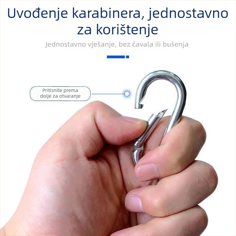 Ne-magnetni lanac za sušenje od nehrđajućeg čelika 304, novi stil, linija otporna na vjetar za odjeću i deke