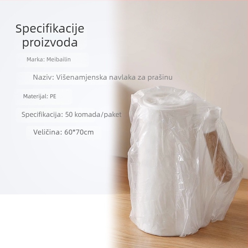 Veliki prozirni plastični zaštitni poklopac za kućanske kuhinjske uređaje – pogodno za ventilatore i kuhala za rižu