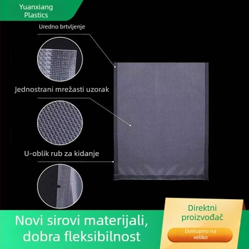 Teksturirane vrećice za vakuumsko pakiranje hrane i kućna mašina za zatvaranje