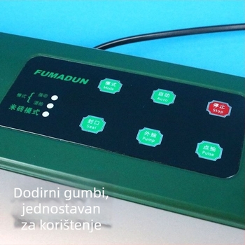 Automatski vakuumski zatvarač za kućnu upotrebu, kompaktni stroj za vakuumsko pakiranje rižinih vrećica s kalupom za 2,5–5 kg