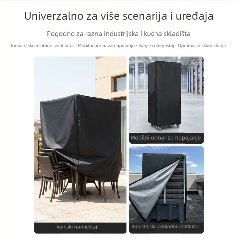 Pokrov od Oxford platna za rashladni uređaj za zrak, unutarnja i vanjska upotreba, vodootporan, UV zaštita, univerzalna veličina