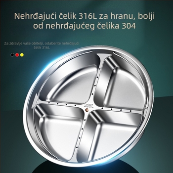316L nehrđajući čelik, prehrambena kvaliteta, unutarnja parna rešetka za rižin kuhalo, podijeljena pločica za paru, košarica za pripremu hrane