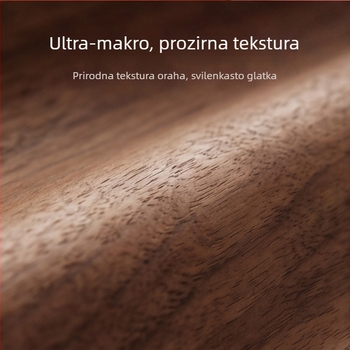 Kutija za maramice od oraha s poklopcem, modern minimalistički dizajn, pogodna za dnevni boravak i spavaću sobu