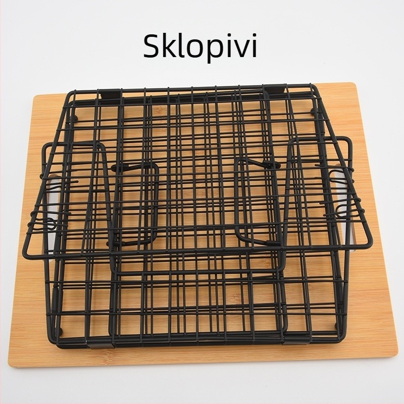 Kovani željezni kuhinjski koš za voće i povrće, višenamjenski stakabilni koš za pohranu, stolni organizator grickalica