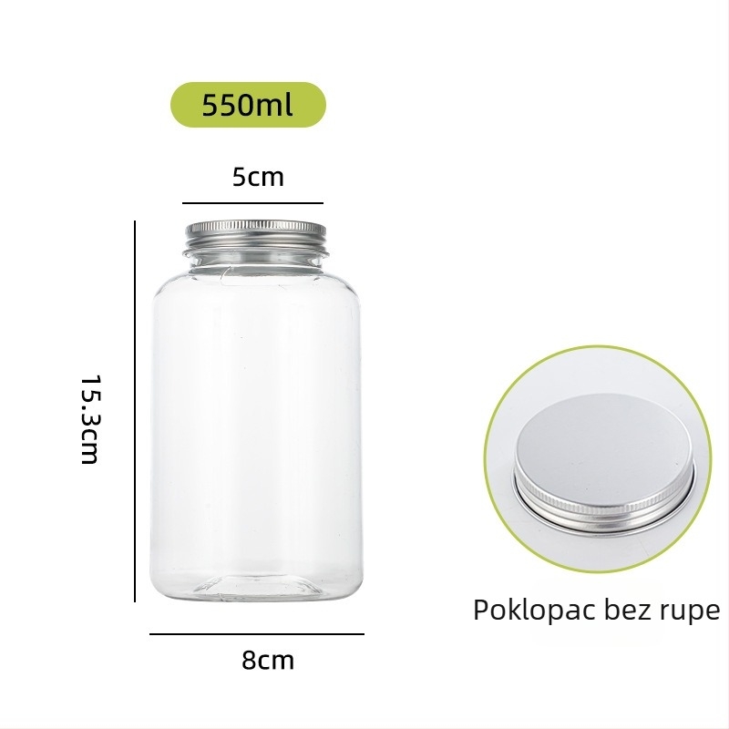 Fuxiang jednokratna plastična boca za Dirty Milk Tea, 401–500 ml, okrugla, s tiskom logotipa