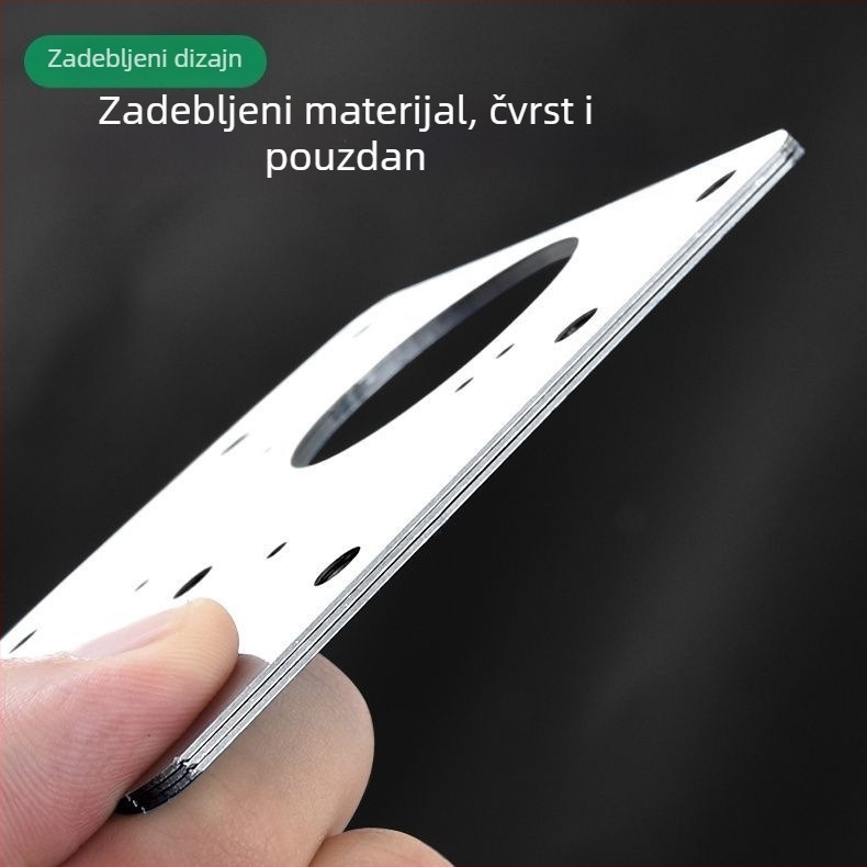 Univerzalni set za popravak šarki od nehrđajućeg čelika za drvena vrata ormara i garderoba