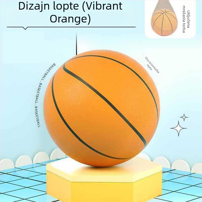 Tiho unutarnje košarka za djecu, PU materijal, veličine 18/21/24 cm.