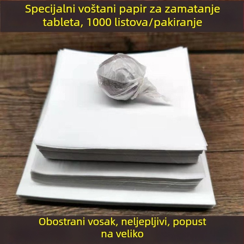 Voskirani papir za pakiranje hrane i pekarske proizvode
