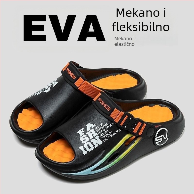 Muške sandale s debelim potplatama za ljeto, zatvorenog prsta