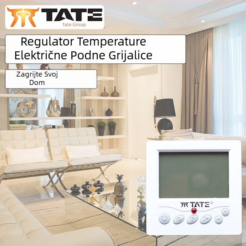 Ted daljinski LCD termostat za grijanje TE-RL1 za podno grijanje i zidni bojler – regulator temperature