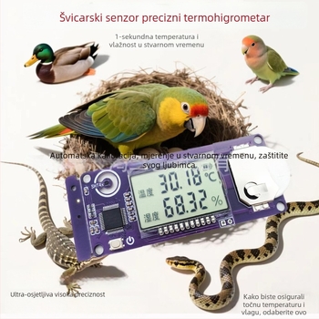 Inkubator mjerač temperature i vlage sa senzorom Sensirion SHT45
