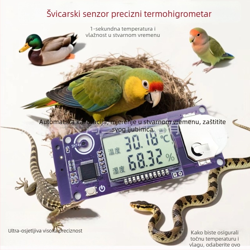 Inkubator mjerač temperature i vlage sa senzorom Sensirion SHT45
