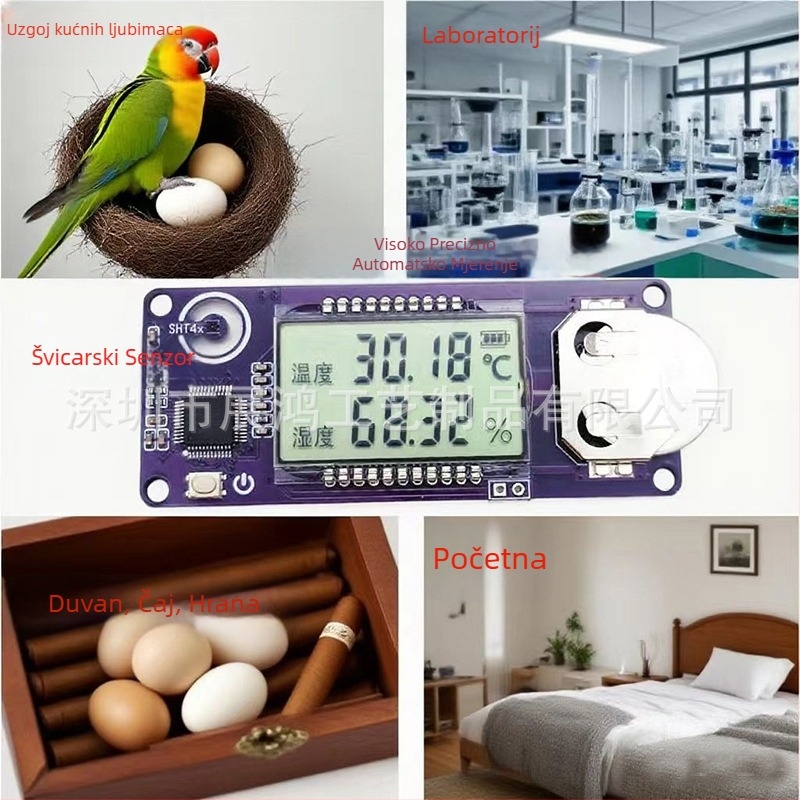 Inkubator mjerač temperature i vlage sa senzorom Sensirion SHT45