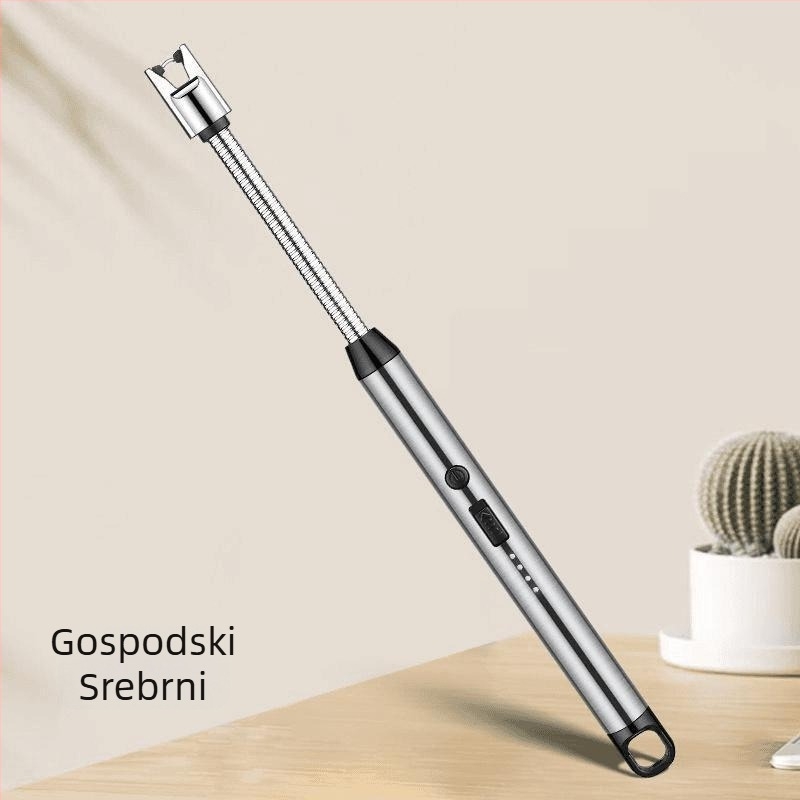 Punjač s pulsirajućim lukom, punjenje za kuhinju i vanjsku upotrebu, zapaljenje otporno na vjetar za plinski štednjak, roštilj i spirale protiv komaraca