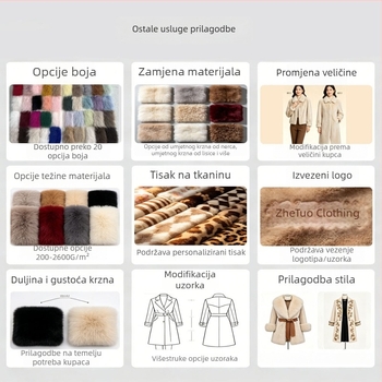 Ženski kratki kaput od umjetnog krzna s kapuljačom, plišasti gornji dio, ekološki sintetički krzno, modni komad za vanjsku odjeću