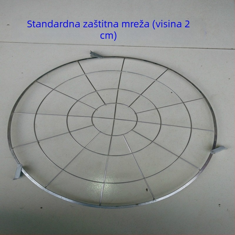 Poklopac od metalne mreže za LED industrijske i rudarske lampe, eksplozijski otporan, elektropolirano i prašno lakirano zaštitno mrežno kućište