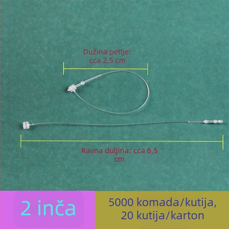 Plastične kopče za oznake, privjesak vrpce za vješanje i perle za oznake odjeće