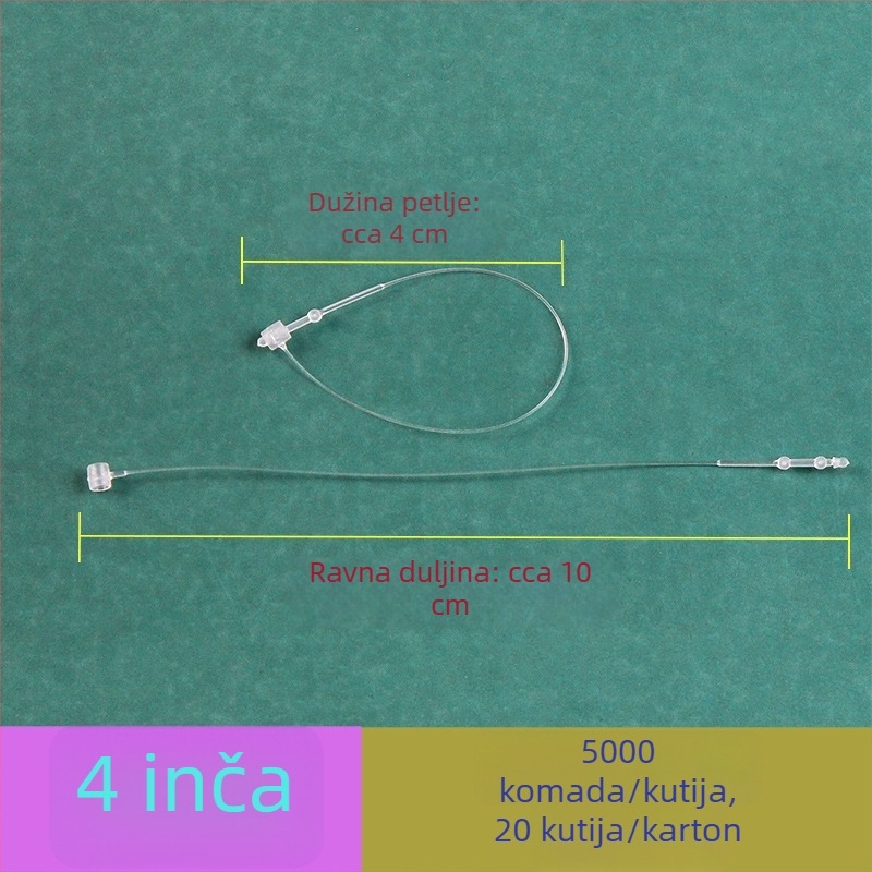 Plastične kopče za oznake, privjesak vrpce za vješanje i perle za oznake odjeće