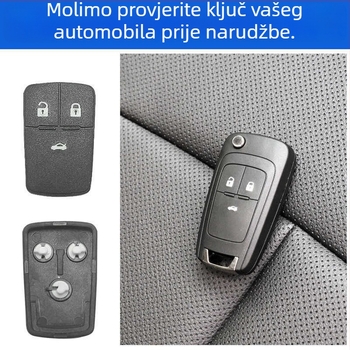 Kućište daljinskog ključa Buick Excelle (2015–2021), zamjena oštećenih tipki
