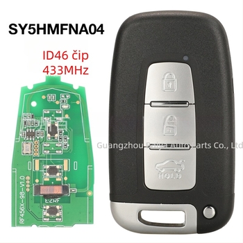 3-tipke daljinski ključ za Kia i Hyundai, 433 MHz, ID46 čip, SY5HMFNA04