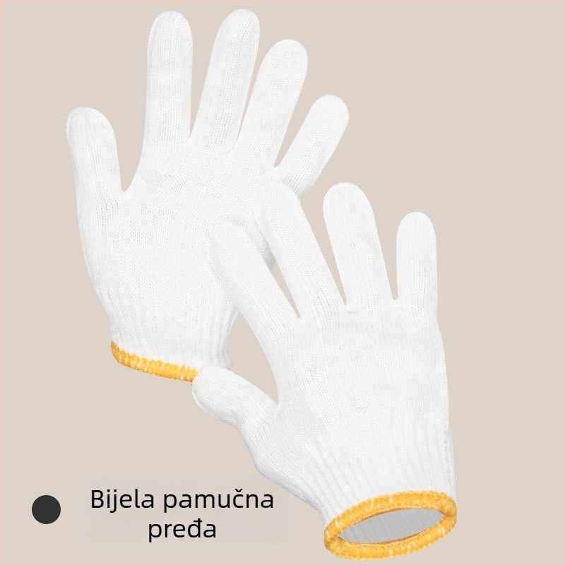 Dječje rukavice otporne na klizanje za školu s bijelim točkama na površini