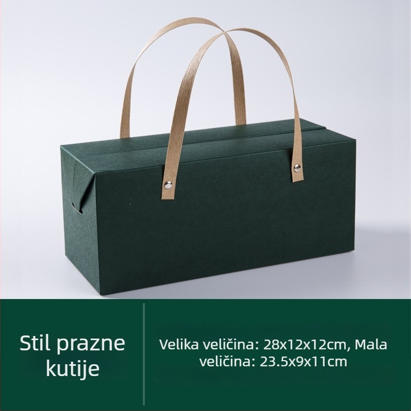 Kutija za poklon od kraftpapira za zongzi na Festivalu dragonjih čamaca