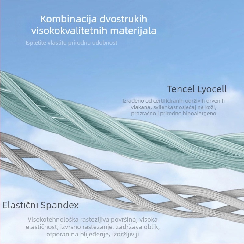 Lyocell ljetni dječji set za kućnu odjeću, lagan, 3/4 rukavi, Capri hlače, crtani uzorak, unisex